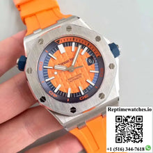 Audemars Piguet Royal Oak Offshore Diver 15710ST.OO.A070CA.01 JF Factory V3 Orange Dial - Watches
