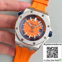 Audemars Piguet Royal Oak Offshore Diver 15710ST.OO.A070CA.01 JF Factory V3 Orange Dial - Watches
