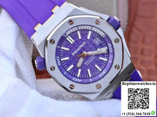 Audemars Piguet Royal Oak Offshore Diver 15710ST.OO.A077CA.01 Purple Dial - Watches