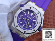 Audemars Piguet Royal Oak Offshore Diver 15710ST.OO.A077CA.01 Purple Dial - Watches