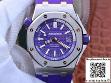 Audemars Piguet Royal Oak Offshore Diver 15710ST.OO.A077CA.01 Purple Dial - Watches
