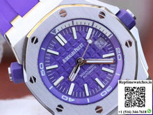 Audemars Piguet Royal Oak Offshore Diver 15710ST.OO.A077CA.01 Purple Dial - Watches