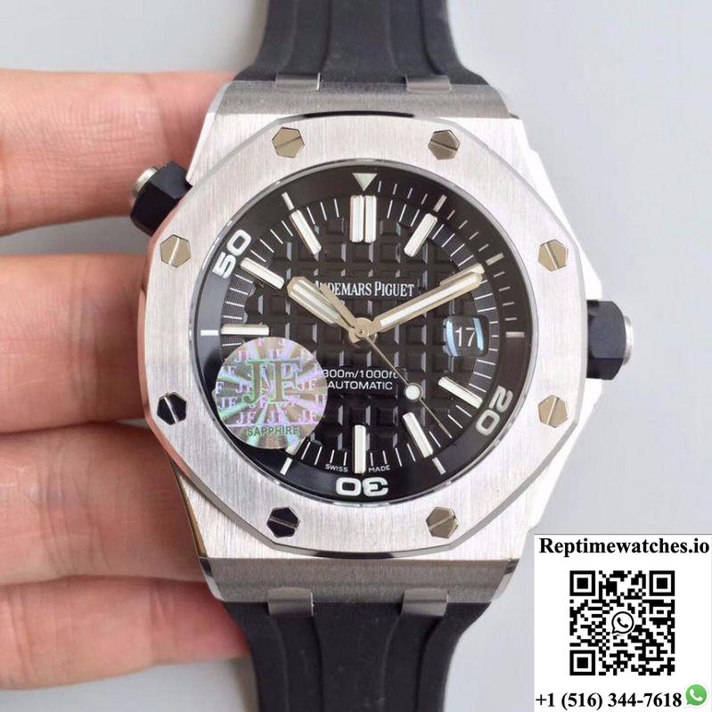Audemars Piguet Royal Oak Offshore Diver 15710St.Oo.A002Ca.01 Jf Factory V10 Black Dial-Rep Time Watches