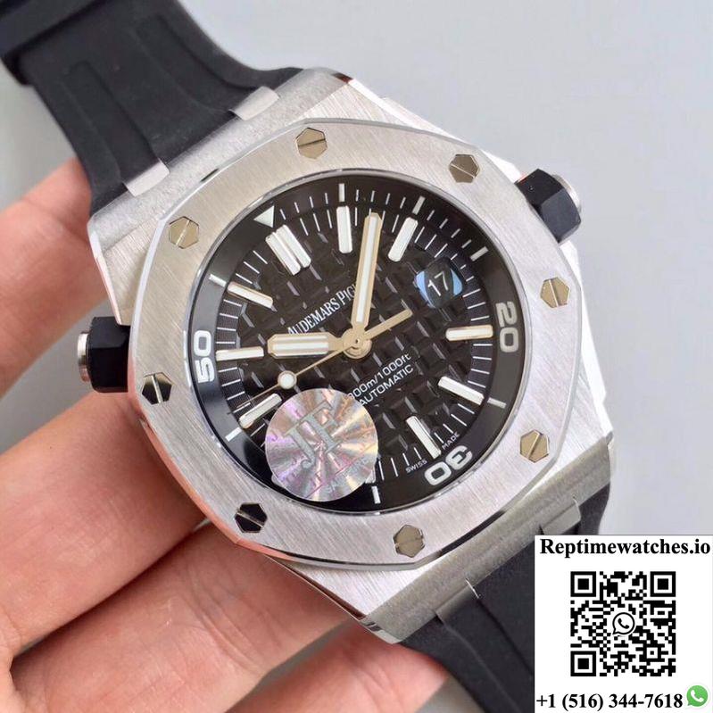Audemars Piguet Royal Oak Offshore Diver 15710St.Oo.A002Ca.01 Jf Factory V10 Black Dial-Rep Time Watches