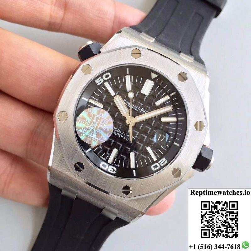 Audemars Piguet Royal Oak Offshore Diver 15710St.Oo.A002Ca.01 Jf Factory V10 Black Dial-Rep Time Watches