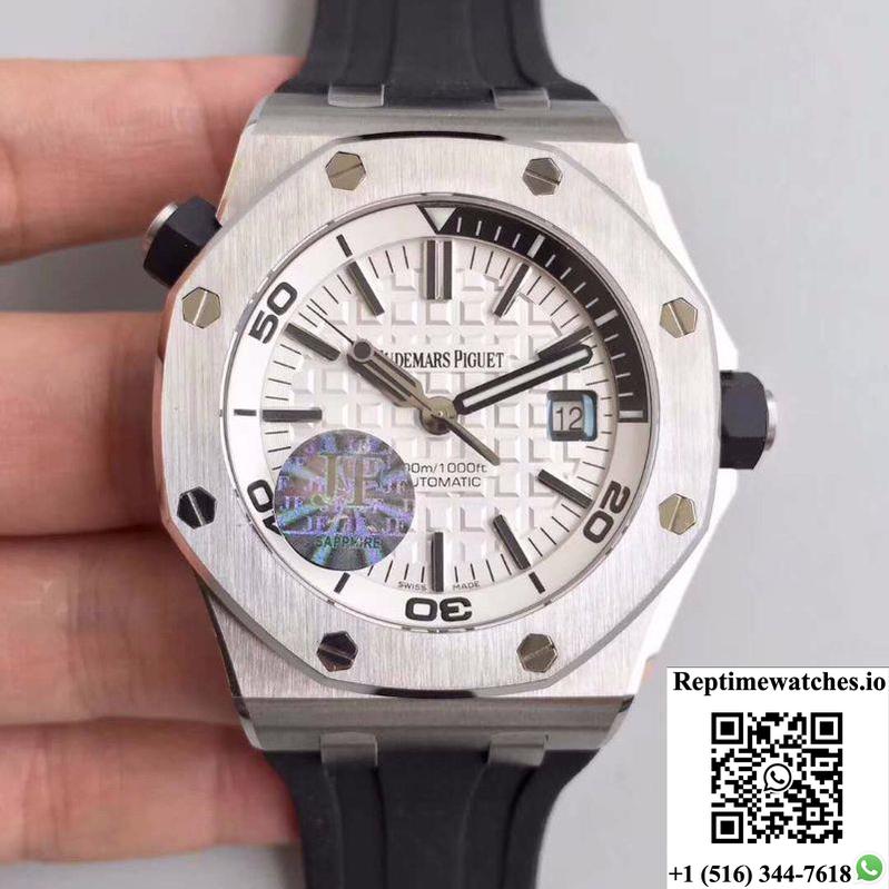 Audemars Piguet Royal Oak Offshore Diver 15710St.Oo.A002Ca.02 Jf Factory White Dial-Rep Time Watches