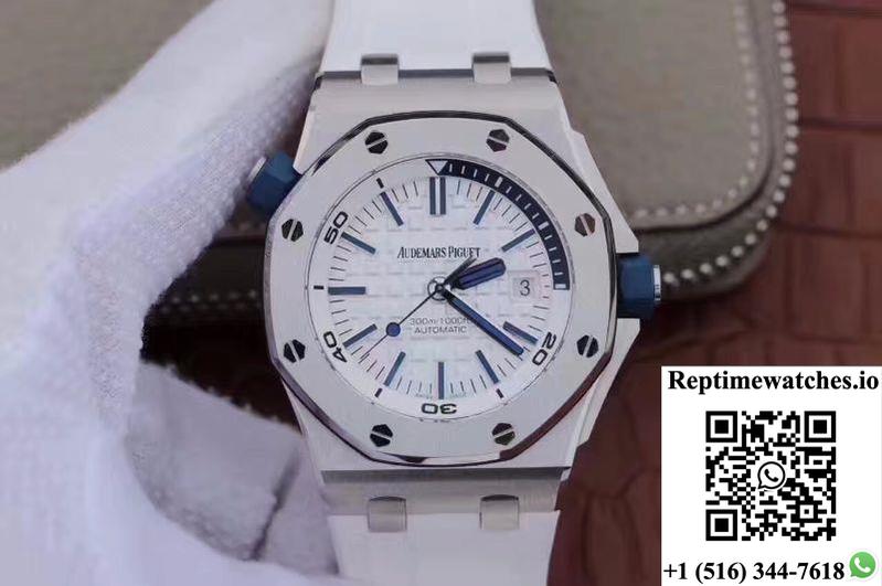 Audemars Piguet Royal Oak Offshore Diver 15710St.Oo.A010Ca.01 Jf Factory White Dial-Rep Time Watches