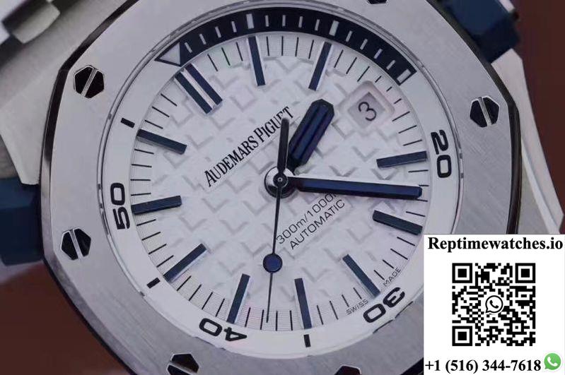 Audemars Piguet Royal Oak Offshore Diver 15710St.Oo.A010Ca.01 Jf Factory White Dial-Rep Time Watches
