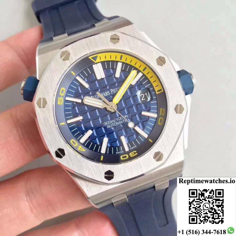 Audemars Piguet Royal Oak Offshore Diver 15710St.Oo.A027Ca.01 Jf Factory V8 Blue Dial-Rep Time Watches