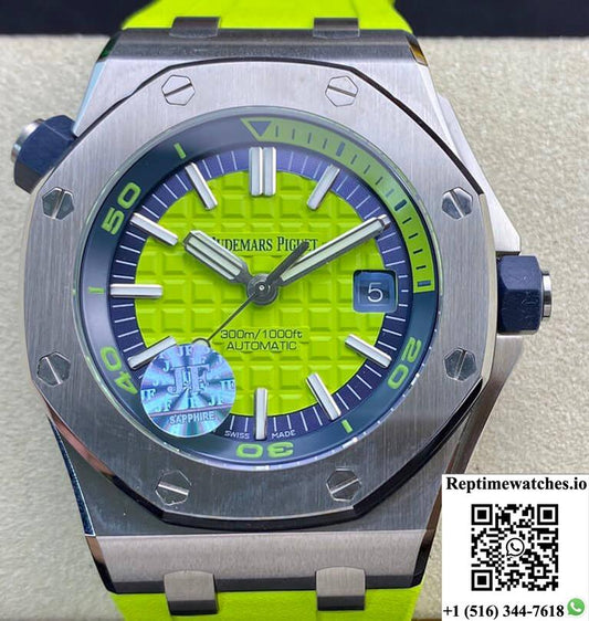 Audemars Piguet Royal Oak Offshore Diver 15710St.Oo.A038Ca.01 Jf Factory Green Dial-Rep Time Watches