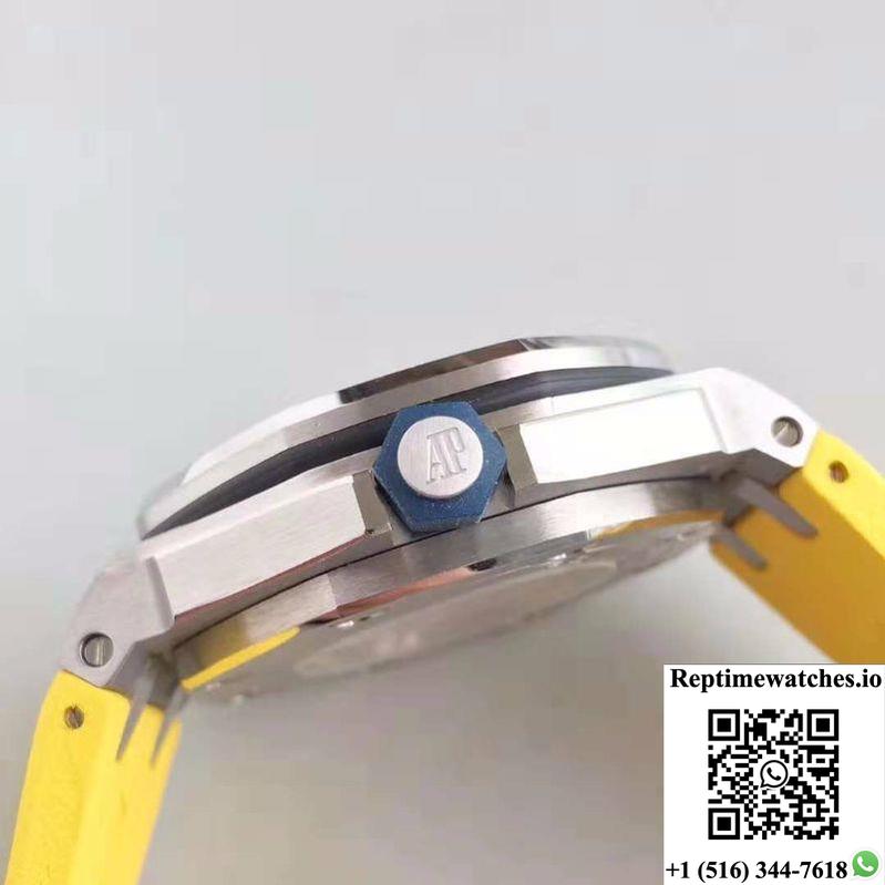 Audemars Piguet Royal Oak Offshore Diver 15710St.Oo.A051Ca.01 Jf Factory V3 Yellow Dial-Rep Time Watches