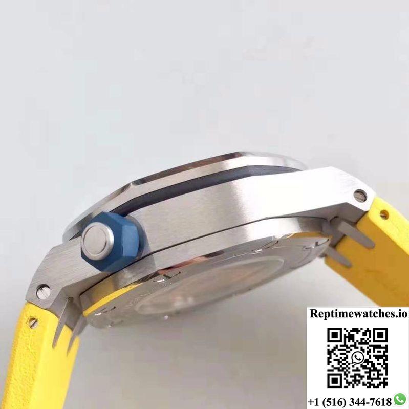 Audemars Piguet Royal Oak Offshore Diver 15710St.Oo.A051Ca.01 Jf Factory V3 Yellow Dial-Rep Time Watches