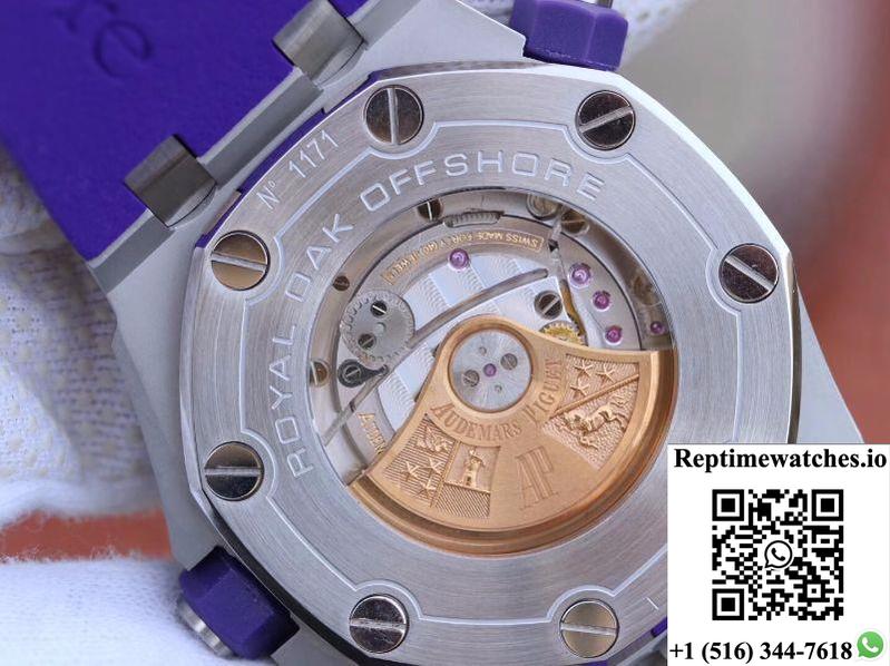 Audemars Piguet Royal Oak Offshore Diver 15710St.Oo.A077Ca.01 Purple Dial-Rep Time Watches