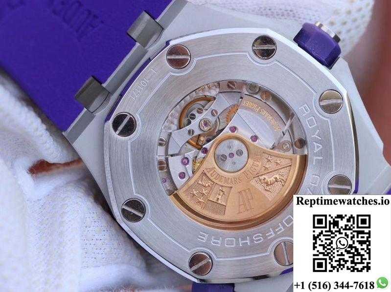 Audemars Piguet Royal Oak Offshore Diver 15710St.Oo.A077Ca.01 Purple Dial-Rep Time Watches