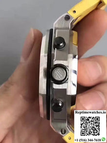 Audemars Piguet Royal Oak Offshore Diver Chronograph 26703ST.OO.A051CA.01 JF Factory Yellow Dial - Watches