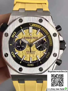 Audemars Piguet Royal Oak Offshore Diver Chronograph 26703ST.OO.A051CA.01 JF Factory Yellow Dial - Watches