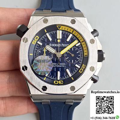 Audemars Piguet Royal Oak Offshore Diver Chronograph 26703St.Oo.A027Ca.01 Jf Factory Blue Dial-Rep Time Watches