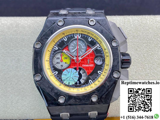 Audemars Piguet Royal Oak Offshore Grand Prix 26290Io.Oo.A001Ve.01 Jf Factory V3 Red Dial-Rep Time Watches