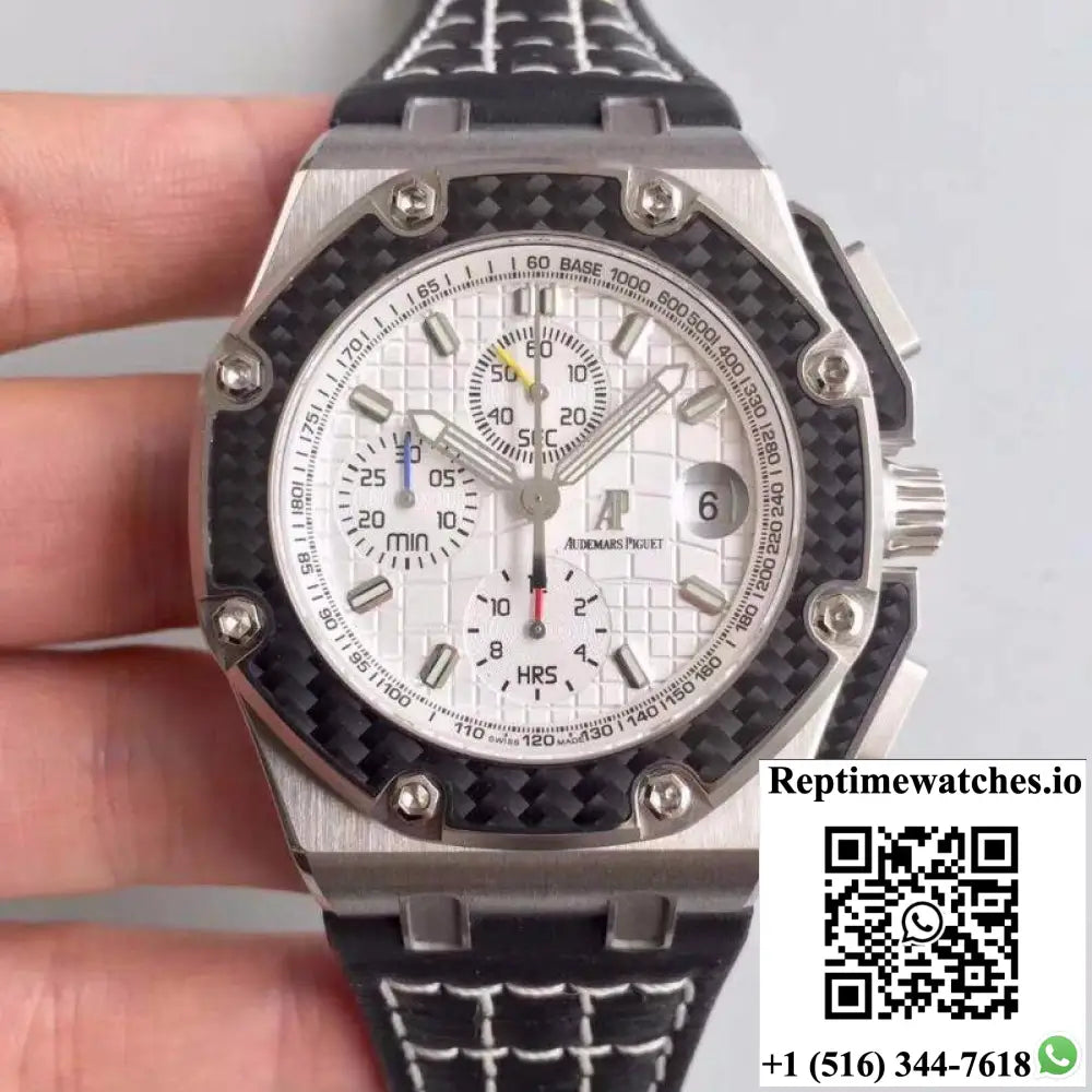 Audemars Piguet Royal Oak Offshore Juan Pablo Montoya 2603010.OO.D001IN.01 JF Factory V2 White Dial - Watches