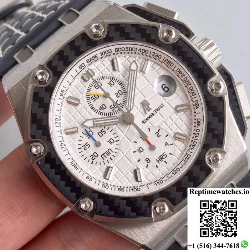 Audemars Piguet Royal Oak Offshore Juan Pablo Montoya 2603010.Oo.D001In.01 Jf Factory V2 White Dial-Rep Time Watches