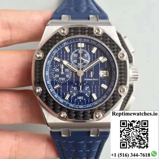 Audemars Piguet Royal Oak Offshore Juan Pablo Montoya 26030PO.OO.D001IN.01 JF Factory V2 Blue Dial - Watches