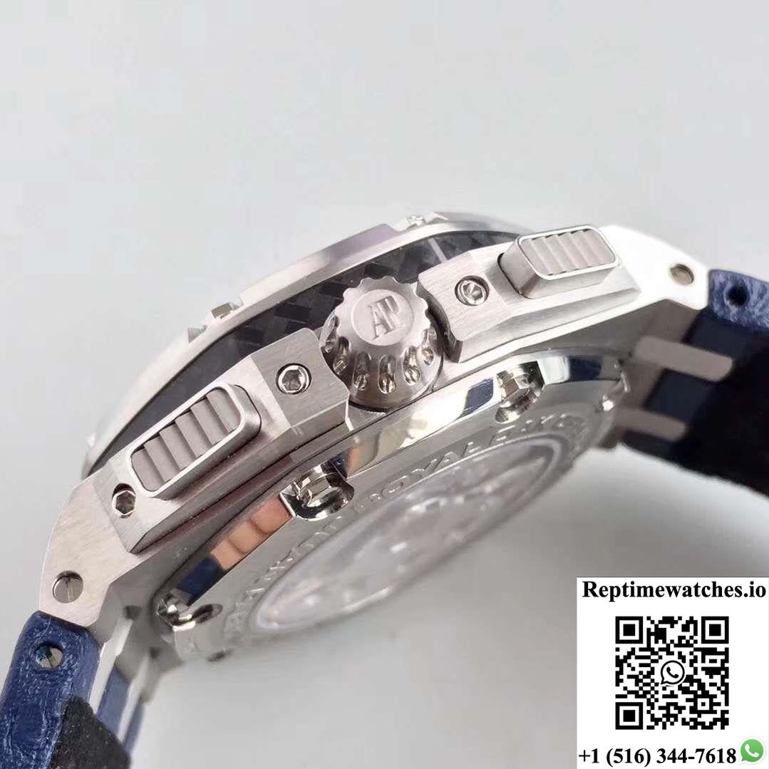 Audemars Piguet Royal Oak Offshore Juan Pablo Montoya 26030Po.Oo.D001In.01 Jf Factory V2 Blue Dial-Rep Time Watches