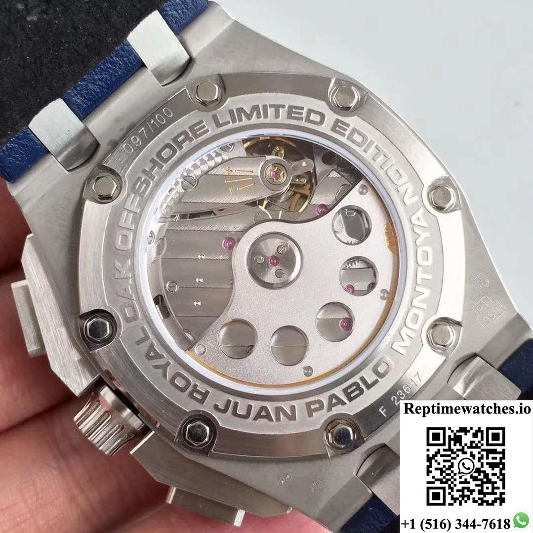 Audemars Piguet Royal Oak Offshore Juan Pablo Montoya 26030Po.Oo.D001In.01 Jf Factory V2 Blue Dial-Rep Time Watches