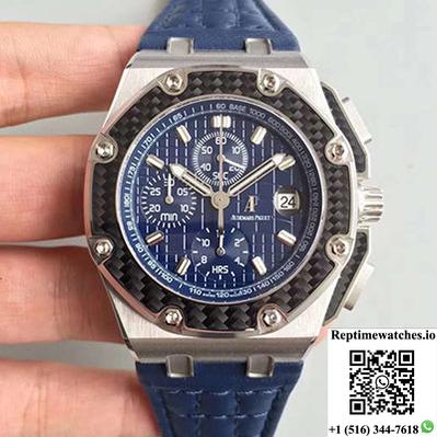 Audemars Piguet Royal Oak Offshore Juan Pablo Montoya 26030Po.Oo.D001In.01 Jf Factory V2 Blue Dial-Rep Time Watches