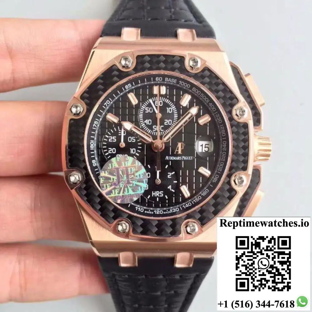 Audemars Piguet Royal Oak Offshore Juan Pablo Montoya 26030RO.00.D001IN.01 JF Factory V2 Black Dial - Watches