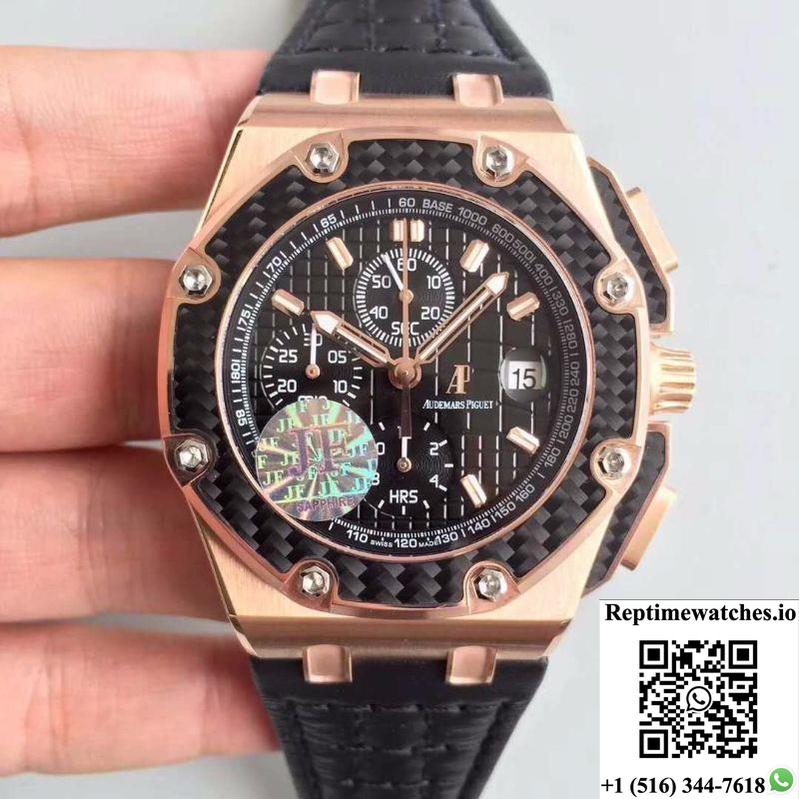 Audemars Piguet Royal Oak Offshore Juan Pablo Montoya 26030Ro.00.D001In.01 Jf Factory V2 Black Dial-Rep Time Watches
