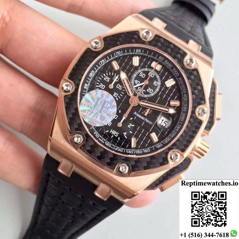 Audemars Piguet Royal Oak Offshore Juan Pablo Montoya 26030Ro.00.D001In.01 Jf Factory V2 Black Dial-Rep Time Watches