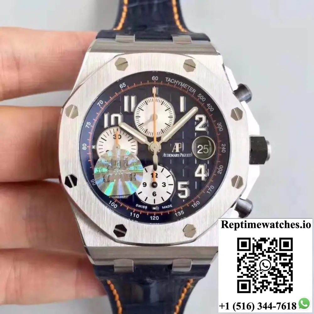 Audemars Piguet Royal Oak Offshore Navy 26470ST.OO.A027CA.01 JF Factory V2 Blue Dial - Watches