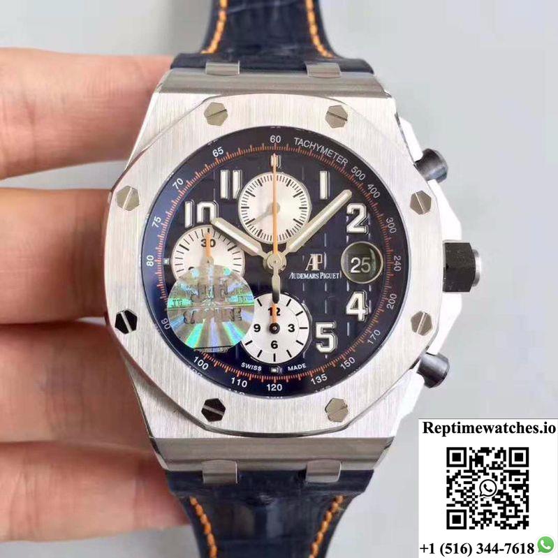 Audemars Piguet Royal Oak Offshore Navy 26470St.Oo.A027Ca.01 Jf Factory V2 Blue Dial-Rep Time Watches