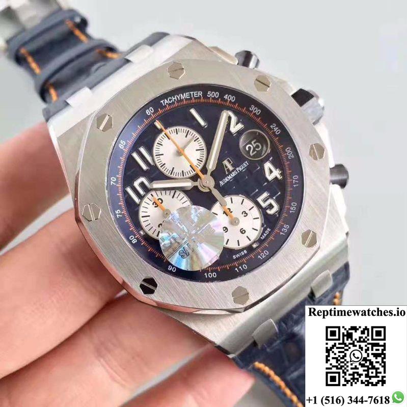 Audemars Piguet Royal Oak Offshore Navy 26470St.Oo.A027Ca.01 Jf Factory V2 Blue Dial-Rep Time Watches