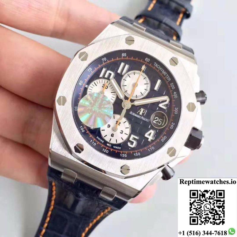 Audemars Piguet Royal Oak Offshore Navy 26470St.Oo.A027Ca.01 Jf Factory V2 Blue Dial-Rep Time Watches
