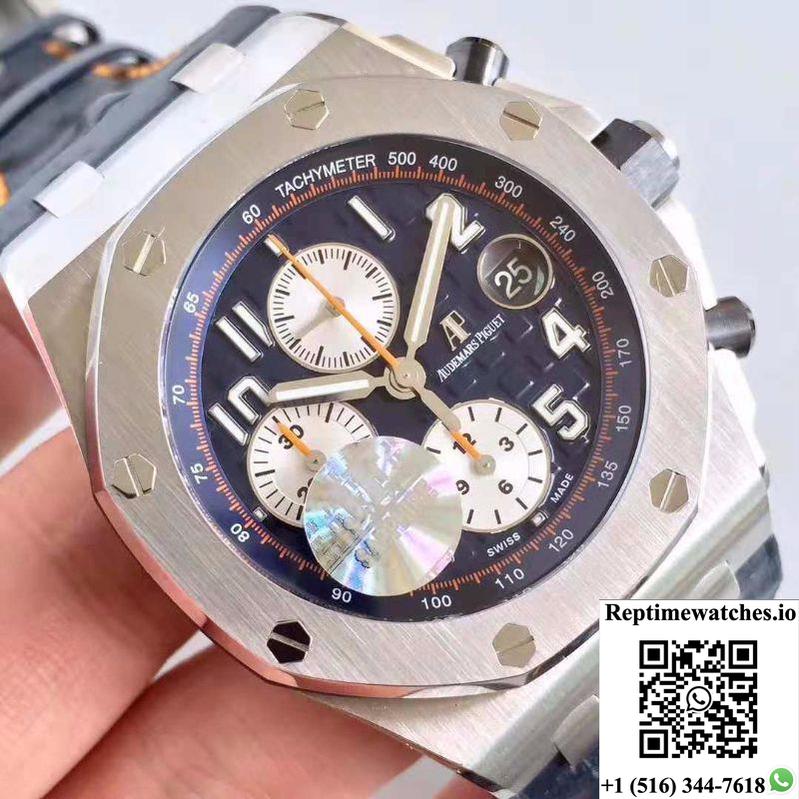 Audemars Piguet Royal Oak Offshore Navy 26470St.Oo.A027Ca.01 Jf Factory V2 Blue Dial-Rep Time Watches