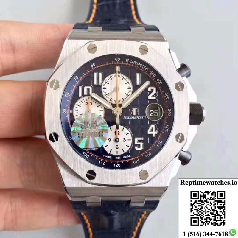 Audemars Piguet Royal Oak Offshore Navy 26470St.Oo.A027Ca.01 Jf Factory V2 Blue Dial-Rep Time Watches