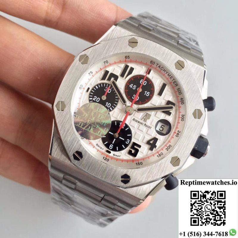 Audemars Piguet Royal Oak Offshore Panda 26170St.Oo.D101Cr.02 Jf Factory V2 White Dial-Rep Time Watches