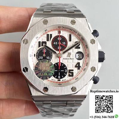 Audemars Piguet Royal Oak Offshore Panda 26170St.Oo.D101Cr.02 Jf Factory V2 White Dial-Rep Time Watches