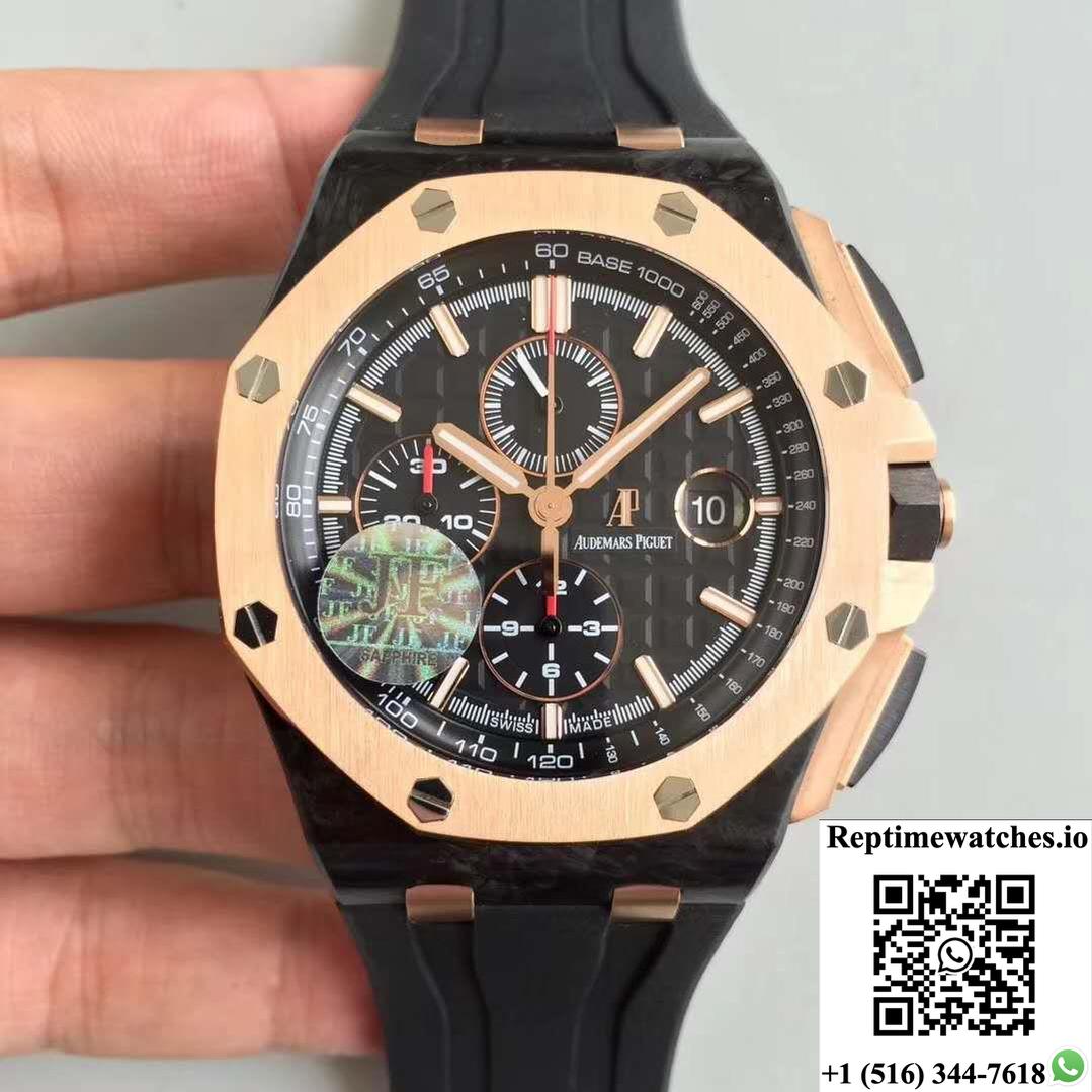 Audemars Piguet Royal Oak Offshore Qe2 Cup 2016 26406Fr.Oo.A002Ca.01 Jf Factory V5 Black Dial-Rep Time Watches