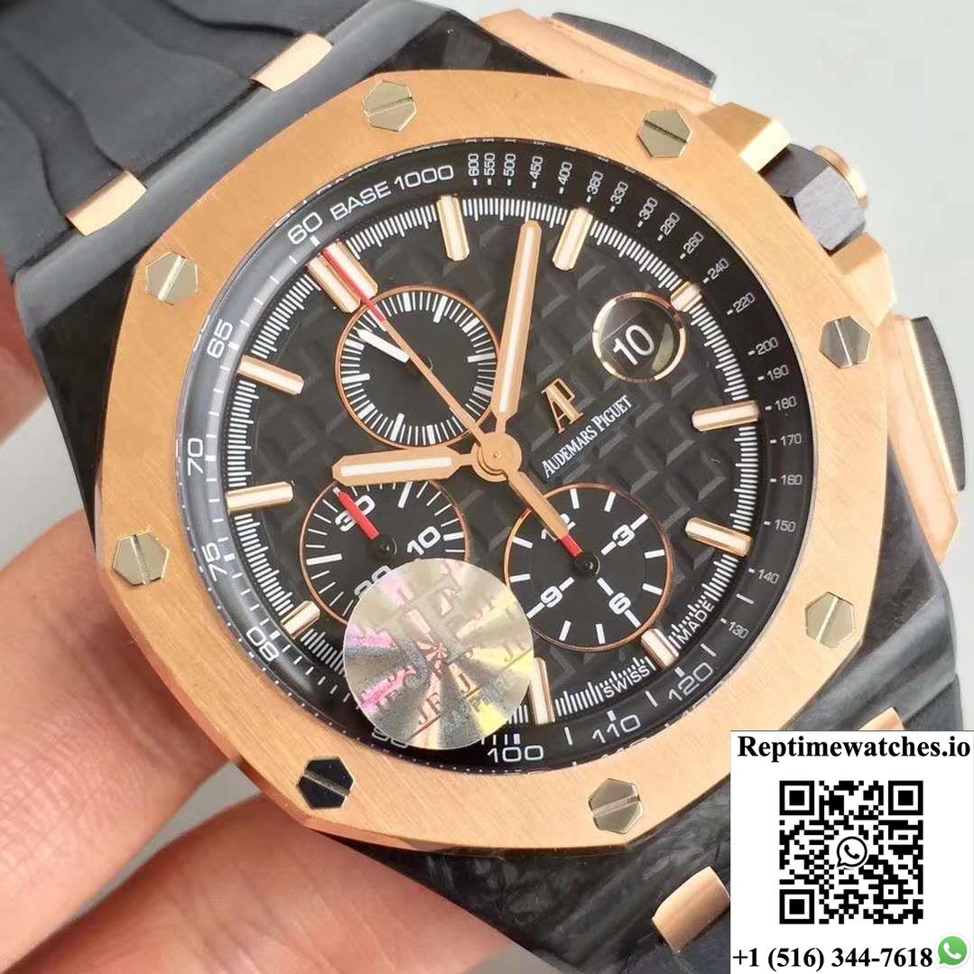 Audemars Piguet Royal Oak Offshore Qe2 Cup 2016 26406Fr.Oo.A002Ca.01 Jf Factory V5 Black Dial-Rep Time Watches