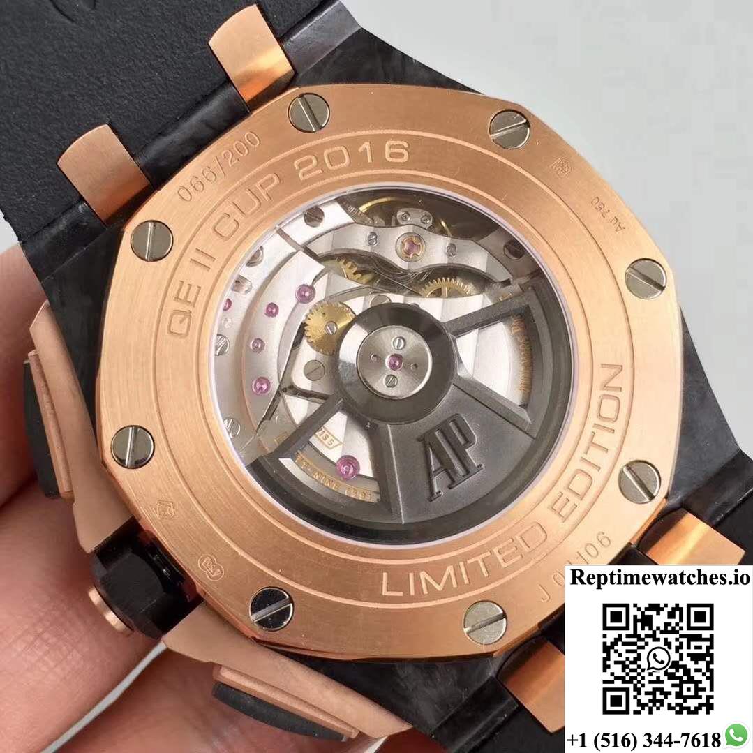 Audemars Piguet Royal Oak Offshore Qe2 Cup 2016 26406Fr.Oo.A002Ca.01 Jf Factory V5 Black Dial-Rep Time Watches