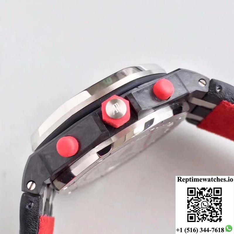Audemars Piguet Royal Oak Offshore Singapore Gp F1 26190Os.Oo.D003Cu.01 Jf Factory Red Dial-Rep Time Watches