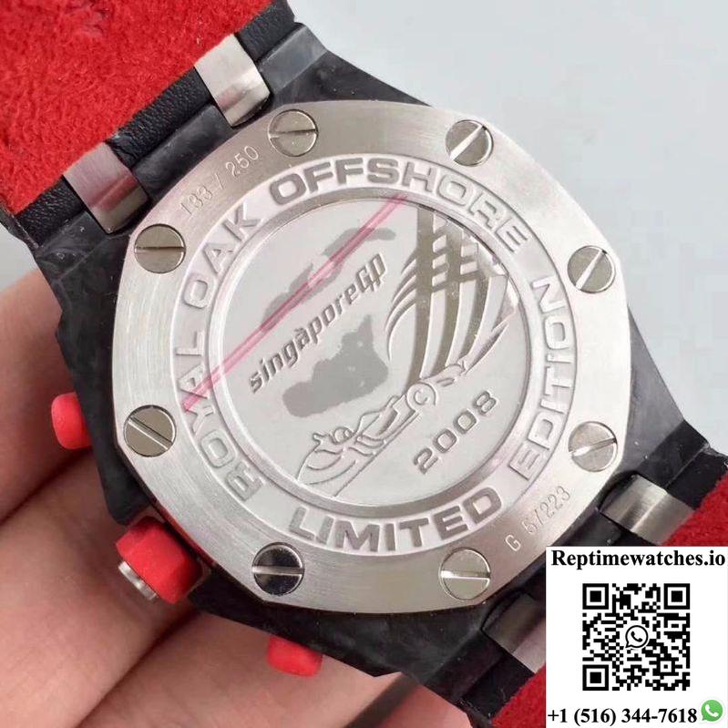 Audemars Piguet Royal Oak Offshore Singapore Gp F1 26190Os.Oo.D003Cu.01 Jf Factory Red Dial-Rep Time Watches