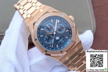 Audemars Piguet Royal Oak Perpetual Calendar 26574OR.OO.1220OR.02 JF Factory Blue Dial - Watches