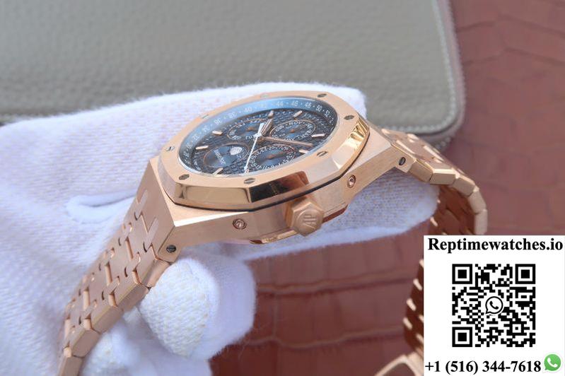 Audemars Piguet Royal Oak Perpetual Calendar 26574Or.Oo.1220Or.02 Jf Factory Blue Dial-Rep Time Watches