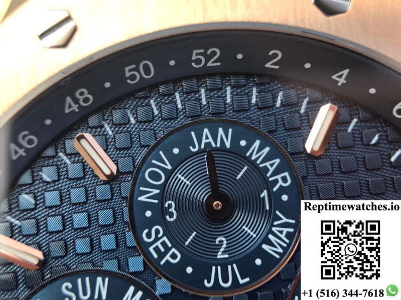 Audemars Piguet Royal Oak Perpetual Calendar 26574Or.Oo.1220Or.02 Jf Factory Blue Dial-Rep Time Watches