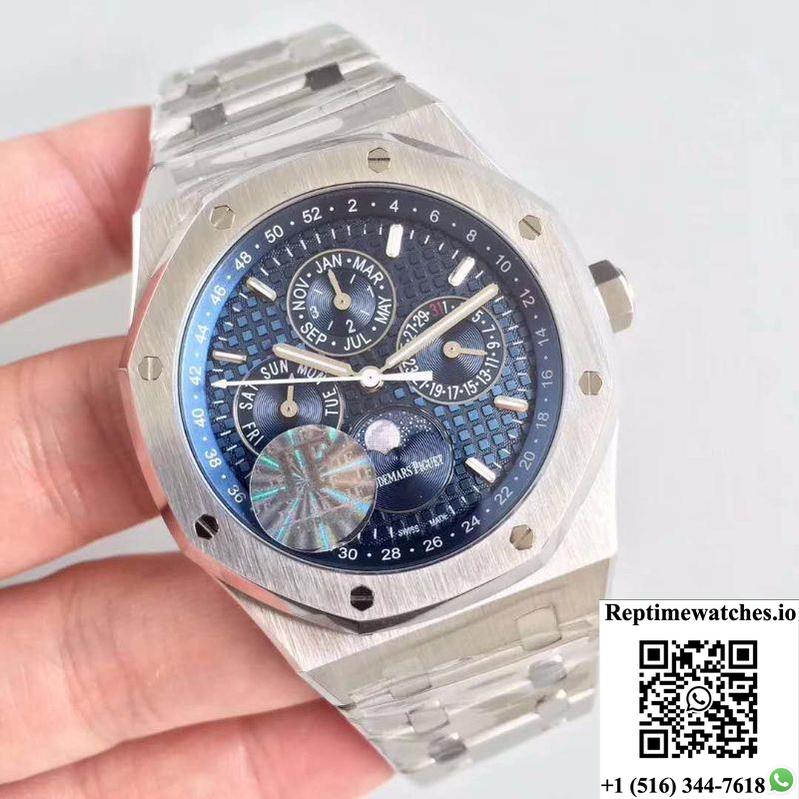 Audemars Piguet Royal Oak Perpetual Calendar 26574St.Oo.1220St.02 Jf Factory Blue Dial-Rep Time Watches