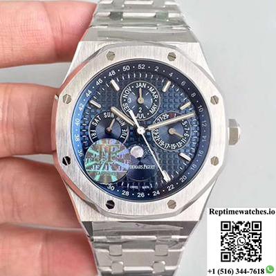 Audemars Piguet Royal Oak Perpetual Calendar 26574St.Oo.1220St.02 Jf Factory Blue Dial-Rep Time Watches