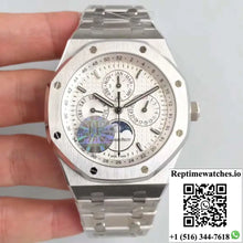 Audemars Piguet Royal Oak Perpetual Calendar 41MM 26574ST.OO.1220ST.01 JF Factory Silver Dial - Watches